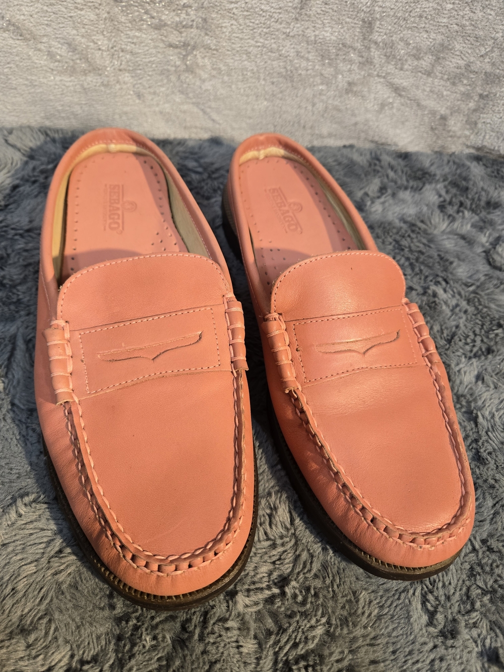 Sebago Men’s Coral Leather Penny Loafer Slides